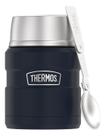 Frasco Térmico Pote Marmita Everest Com Colher Thermos Azul