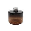 Frasco vidro picolo 240 ml preto/rose degrade (sem vávlula)