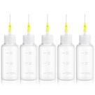 Frascos aplicadores de cola FJNATINH 30 ml com bico de agulha, kit com 5 unidades