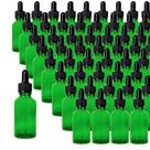 Frascos conta-gotas de vidro Easeen 60 ml (2 onças) de óleos essenciais verdes