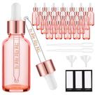 Frascos conta-gotas de vidro PrettyCare 60 ml (pacote com 24) e acessórios