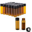 Frascos de amostra FOUR E'S SCIENTIFIC de 4 ml de vidro âmbar, pacote com 100 Frascos de amostra FOUR E'S SCIENTIFIC de 4 ml de vidro âmbar, pacote com 100
