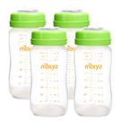 Frascos de armazenamento de leite materno Matyz, pacote com 4 unidades, 240 ml de boca larga Frascos de armazenamento de leite materno Matyz, pacote com 4 unidades, 240 ml de boca larga