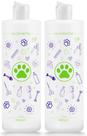 Frascos de diluição de shampoo para animais de estimação, pacote com 2 unidades para cuidar de cães