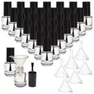 Frascos de esmalte Bright Creations, pacote com 30 ml, recarregáveis