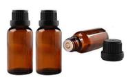 Frascos de óleo essencial Erioctry 100mL de vidro âmbar (3 unidades)