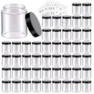 Frascos de plástico Eternal Moment de 8 onças (240 mL) com tampas, pacote com 48