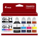Frascos de recarga de tinta TOAIEPO High Yield GI-21 para Canon MegaTank