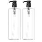 Frascos de shampoo de 1 litro (pacote com 2) Bar5F PETE1 sem BPA com bombas