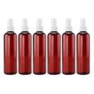 Frascos de spray Cornucopia 235 ml de plástico marrom âmbar, pacote com 6
