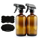 Frascos de spray Cornucopia Brands Amber Glass 500 mL (pacote com 2)