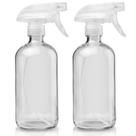 Frascos de spray de vidro Cosywell 473ml Boston Round (pacote com 2)