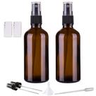 Frascos de spray Hydior Amber Glass 120 ml para óleos essenciais, pacote com 2