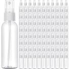 Frascos de spray Nuogo de 60 ml (2 onças) de plástico reutilizáveis, pacote com 100