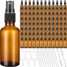 Frascos de spray Nuogo, vidro de 60 ml com conta-gotas, funis, pincéis