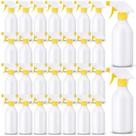Frascos de spray Tanlade 480 ml de plástico, 30 unidades, recarregáveis, amarelos