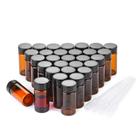 Frascos de vidro BKMAMLAB Amber 20 mL (30 unidades) com tampas de rosca Frascos de vidro BKMAMLAB Amber 20 mL (30 unidades) com tampas de rosca