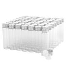 Frascos de vidro Carbibe 20mL com tampas de rosca e tampas de plástico x50