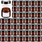 Frascos de vidro Layhit 60 unidades de 60 mL com tampas para cosméticos, especiarias, etc.