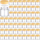 Frascos de vidro Norme 120 ml/4 onças com tampas 64 unidades para cosméticos