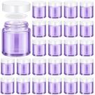 Frascos de vidro Norme 4 onças/120 ml com tampas à prova de vazamentos, redondos, 24 unidades Frascos de vidro Norme 4 onças/120 ml com tampas à prova de vazamentos, redondos, 24 unidades