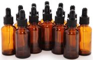 Frascos de vidro Vivaplex Amber 30mL com conta-gotas de vidro Frascos de vidro Vivaplex Amber 30mL com conta-gotas de vidro