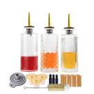 Frascos dispensadores de xarope Shining Craft SC057 de vidro de 150 ml (pacote com 3)