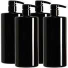 Frascos Pump Youngever para shampoo de 32 ml (pacote com 4)