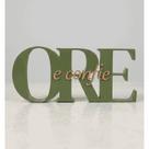 Frase Decorativa Ore e Confie Letreiro Grande 21cm Premium Enfeite Cristão Moderno Mesa e Estante Es Frase Decorativa Ore e Confie Letreiro Grande 21cm Premium Enfeite Cristão Moderno Mesa e Estante Es