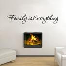 Frase Designer Parede Adesivo Family Is Everything 60x11 Frase Designer Parede Adesivo Family Is Everything 60x11