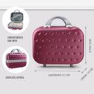 Frasqueira de Viagem Maleta Necessaire Rígida ABS Grande de Mão Bordo Frasqueira de Viagem Maleta Necessaire Rígida ABS Grande de Mão Bordo