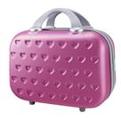 Frasqueira Feminina Coração Love Jacki Design Bolsa Viagem ABS C/Alça Carona e Divisória Interna