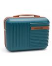 Frasqueira Polo King Cairo Média ABS Rígida Viagem Necessaire Cor:Verde