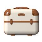 Frasqueira Viagem Super Luxo Necessaire com Alça Transversal Feminina Elegante - Atena - Gash - Branco