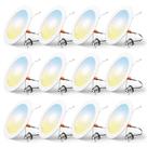 FREELICHT Kit com 12 Lâmpadas LED Retrofit Dimerizáveis 6" 10W 1000LM FREELICHT Kit com 12 Lâmpadas LED Retrofit Dimerizáveis 6" 10W 1000LM