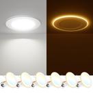 FREELICHT Kit com 6 Luminárias Embutidas LED 15 cm Dimerizáveis FREELICHT Kit com 6 Luminárias Embutidas LED 15 cm Dimerizáveis
