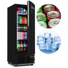 Freezer Conservador E Refrigerador Vertical Full Black Porta Cega 561 Litros Tripla Ação Imbera