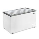 Freezer Conservador Horizontal EOS 247L Eco Gelo Tampa De Vidro EEH300XX Branco 220V