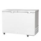 Freezer Conservador Horizontal Fricon 411 Litros Dupla Ação 2 Tampas de Chapa Branco HCED 411C 127V