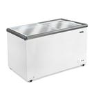 Freezer Expositor Horizontal Eos Eco Gelo EEH300XX 247L 127V Dupla Ação Tampa de Vidro