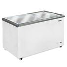 Freezer Expositor Horizontal Tampa de Vidro Eos 320 Litros Dupla Ação EEH400XX 220v
