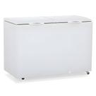 Freezer Horizontal Dupla Açao Ghb-410 Bin Branco 2 Tampas Cega 411L Bivolt - Gelopar
