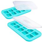 Freezer Molds Souper Cubes, 30 ml de silicone, pacote com 2 unidades Aqua