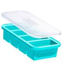 Freezer Molds Souper Cubes de 250 ml de silicone com tampa Aqua, pacote com 1 pacote