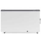 Freezer Plano Vidro Reto Deslizante Ghd400 Gelopar Expositor 395 Litros Cinza 220v