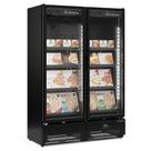 Freezer Vertical 2 Portas de Vidro 957L Conveniência GCVC-950 CB PR Gelopar - LED Perimetral e -12C a -20C Freezer Vertical 2 Portas de Vidro 957L Conveniência GCVC-950 CB PR Gelopar - LED Perimetral e -12C a -20C