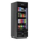 Freezer Vertical 560L Imbera Evz21 Porta de Vidro Preta