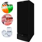 Freezer Vertical Conservador Tripla Ação 569L Preto Porta Cega VCET 569C Fricon
