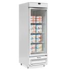 Freezer Vertical Inverter Porta de Vidro 572L Congelados GFI-57 BR Branco Gelopar