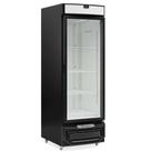 Freezer Vertical Inverter Porta de Vidro 572L Congelados GFI-57 PR Preto Gelopar - Frost Free + Fechamento Automático + Rodízios